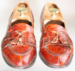 Cole Hann Caiman Hide Tassel Loafers