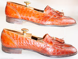 Cole Hann Caiman Hide Tassel Loafers
